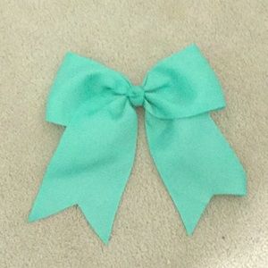 Teal bow